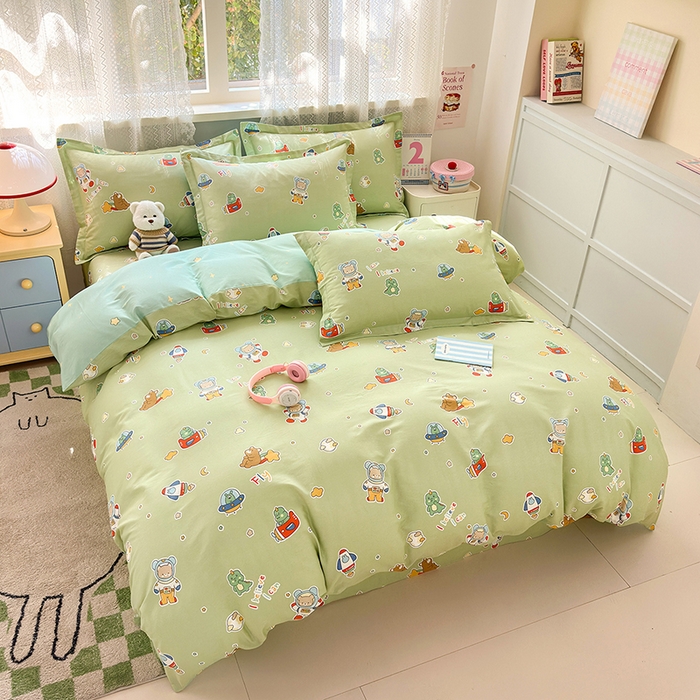 91家纺网 家纺一手货源 找家纺 拾物记 2026新款第一批12868A类全棉四件套笠宽度