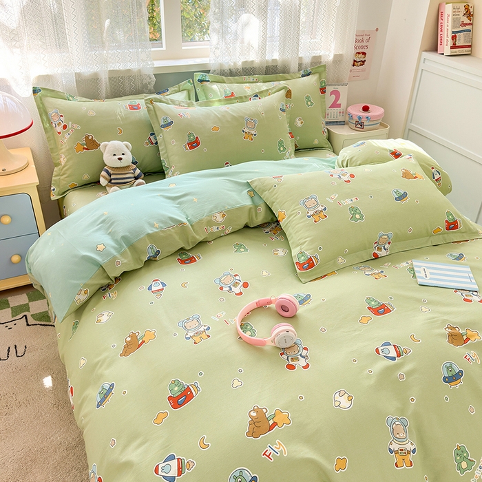 91家纺网 家纺一手货源 找家纺 拾物记 2026新款第一批12868A类全棉四件套笠宽度