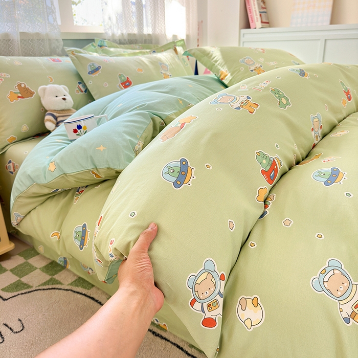 91家纺网 家纺一手货源 找家纺 拾物记 2026新款第一批12868A类全棉四件套笠宽度