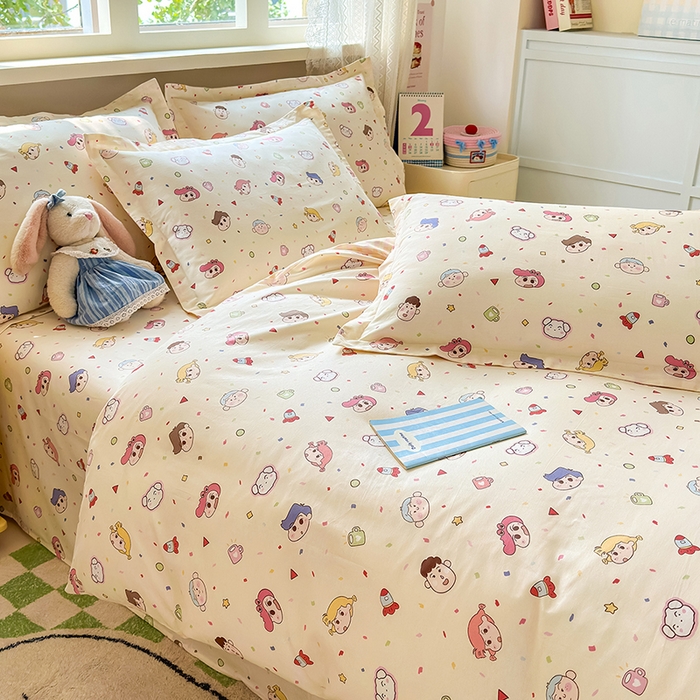 91家纺网 家纺一手货源 找家纺 拾物记 2026新款第一批12868A类全棉四件套笠宽度