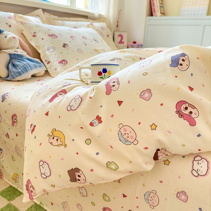 91家纺网 家纺一手货源 找家纺 拾物记 2026新款第一批12868A类全棉四件套笠宽度