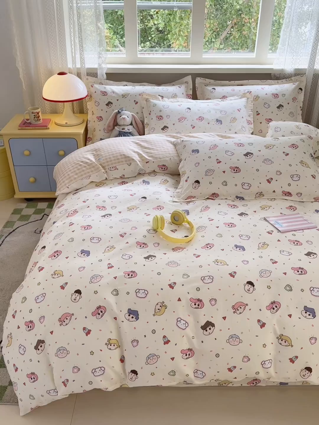 91家纺网 家纺一手货源 找家纺 拾物记 2026新款第一批12868A类全棉四件套笠宽度