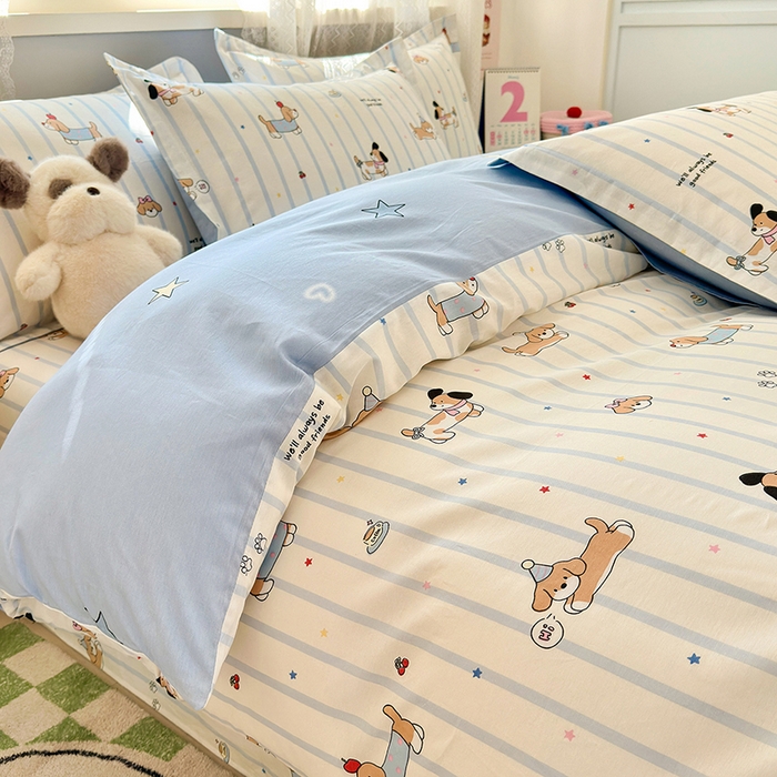 91家纺网 家纺一手货源 找家纺 拾物记 2026新款第一批12868A类全棉四件套笠宽度