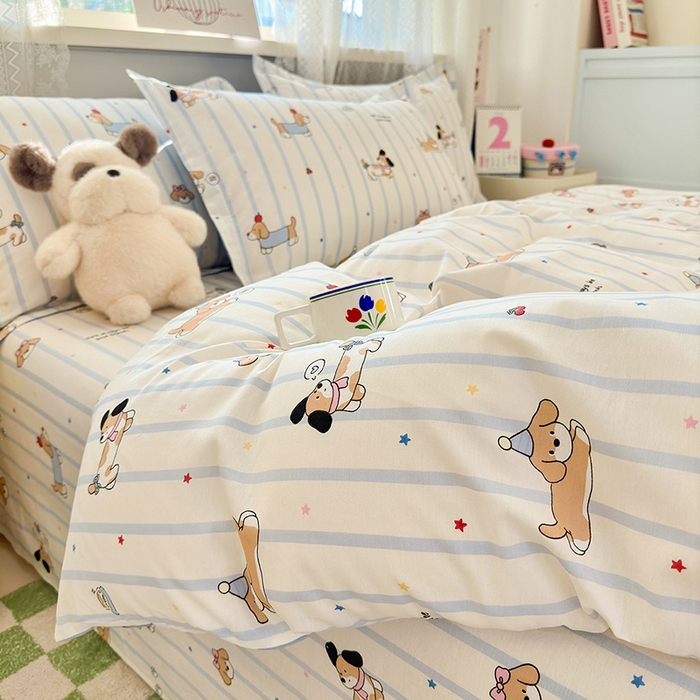 91家纺网 家纺一手货源 找家纺 拾物记 2026新款第一批12868A类全棉四件套笠宽度