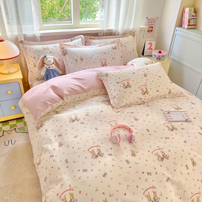 91家纺网 家纺一手货源 找家纺 拾物记 2026新款第一批12868A类全棉四件套笠宽度