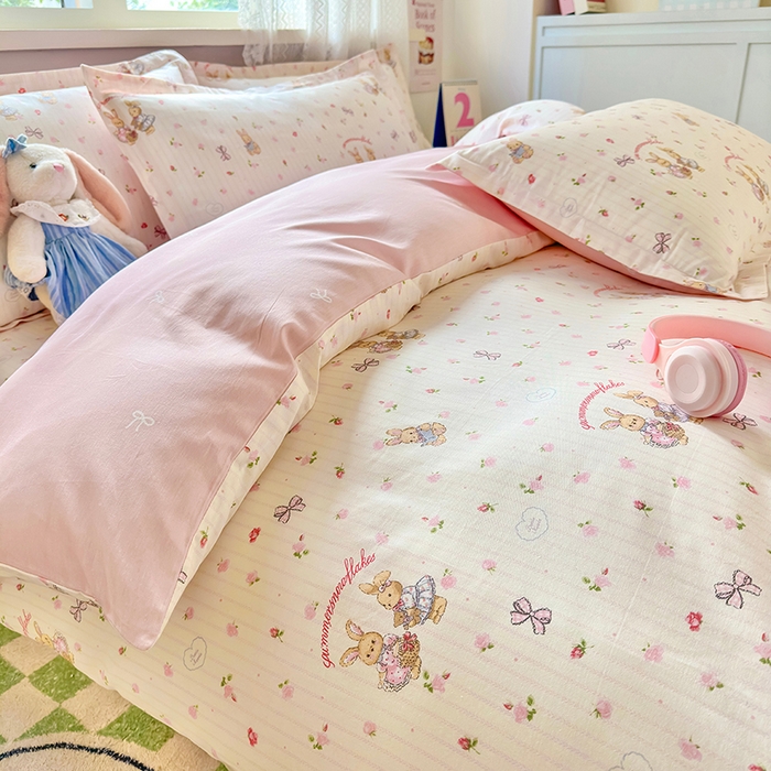 91家纺网 家纺一手货源 找家纺 拾物记 2026新款第一批12868A类全棉四件套笠宽度