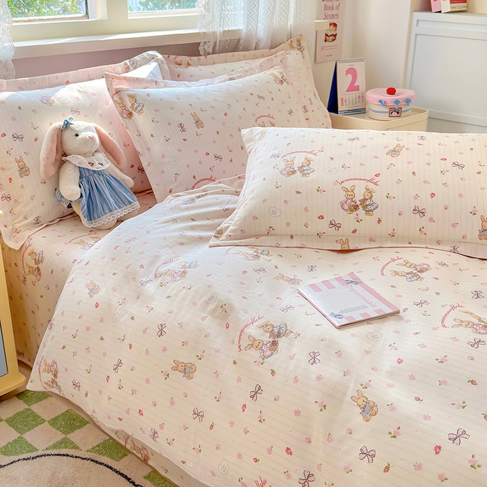 91家纺网 家纺一手货源 找家纺 拾物记 2026新款第一批12868A类全棉四件套笠宽度