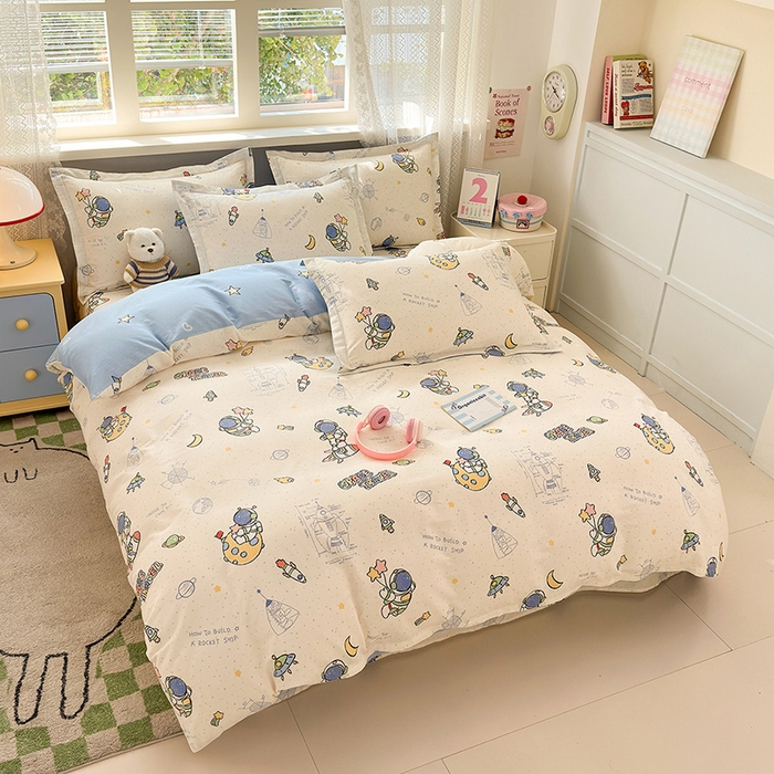 91家纺网 家纺一手货源 找家纺 拾物记 2026新款第一批12868A类全棉四件套笠宽度