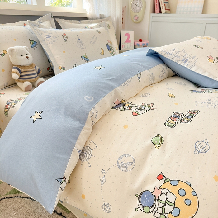 91家纺网 家纺一手货源 找家纺 拾物记 2026新款第一批12868A类全棉四件套笠宽度