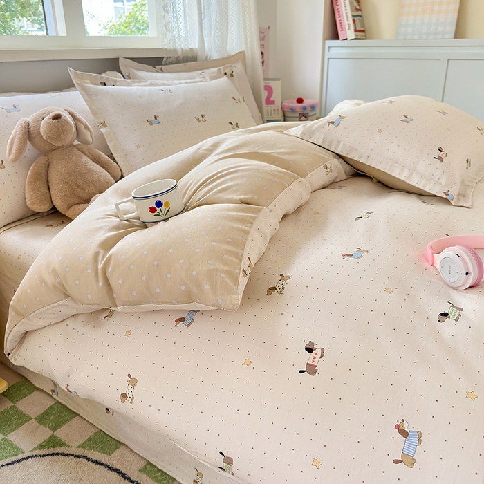 91家纺网 家纺一手货源 找家纺 拾物记 2026新款第一批12868A类全棉四件套笠宽度