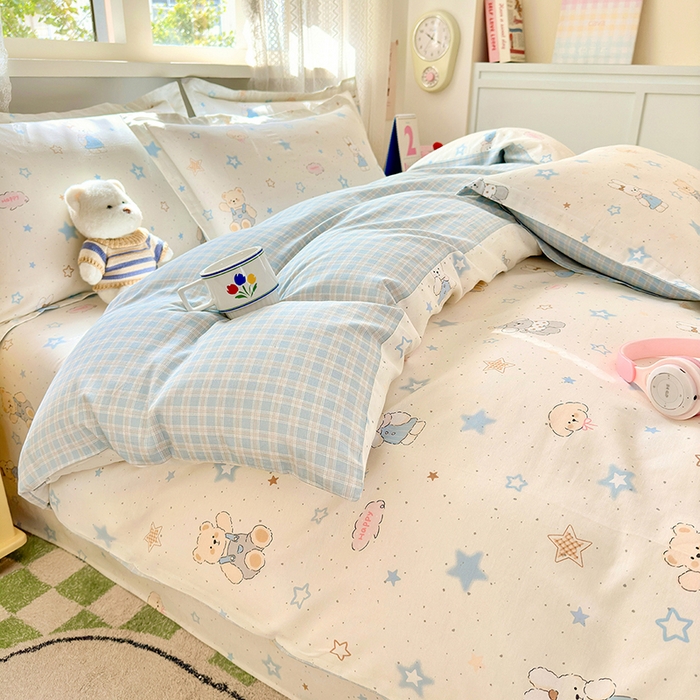 91家纺网 家纺一手货源 找家纺 拾物记 2026新款第一批12868A类全棉四件套笠宽度