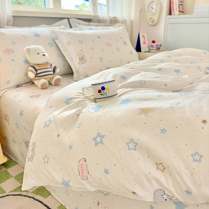 91家纺网 家纺一手货源 找家纺 拾物记 2026新款第一批12868A类全棉四件套笠宽度