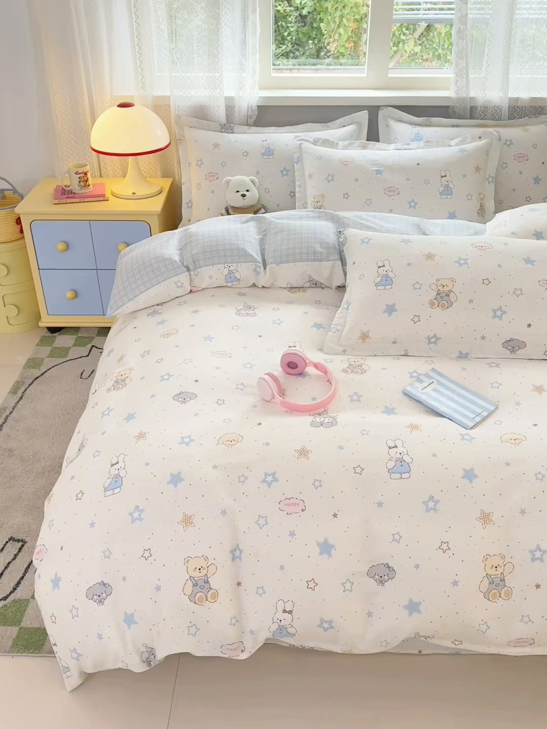 91家纺网 家纺一手货源 找家纺 拾物记 2026新款第一批12868A类全棉四件套笠宽度