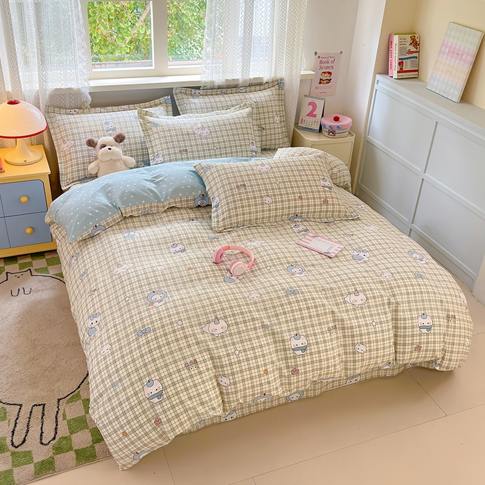 91家纺网 家纺一手货源 找家纺 拾物记 2026新款第一批12868A类全棉四件套笠宽度