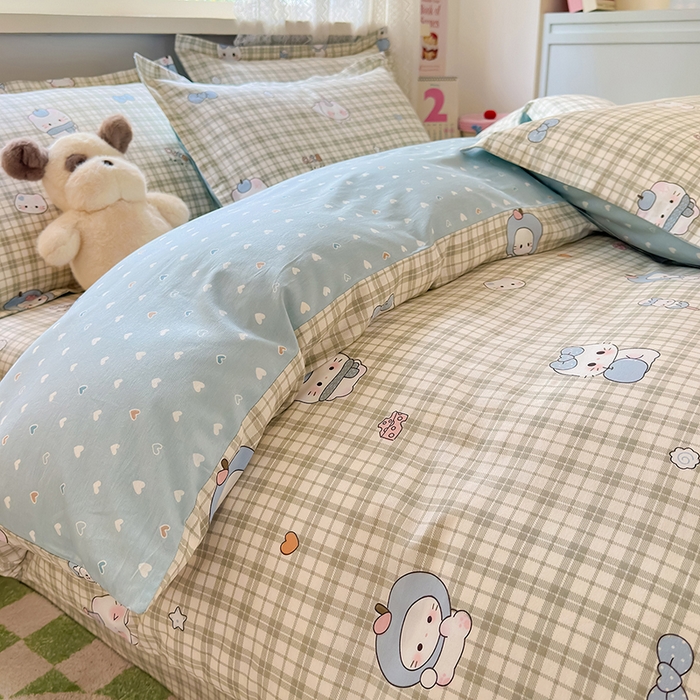 91家纺网 家纺一手货源 找家纺 拾物记 2026新款第一批12868A类全棉四件套笠宽度