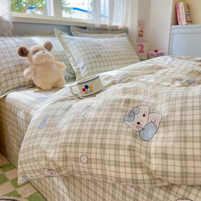 91家纺网 家纺一手货源 找家纺 拾物记 2026新款第一批12868A类全棉四件套笠宽度