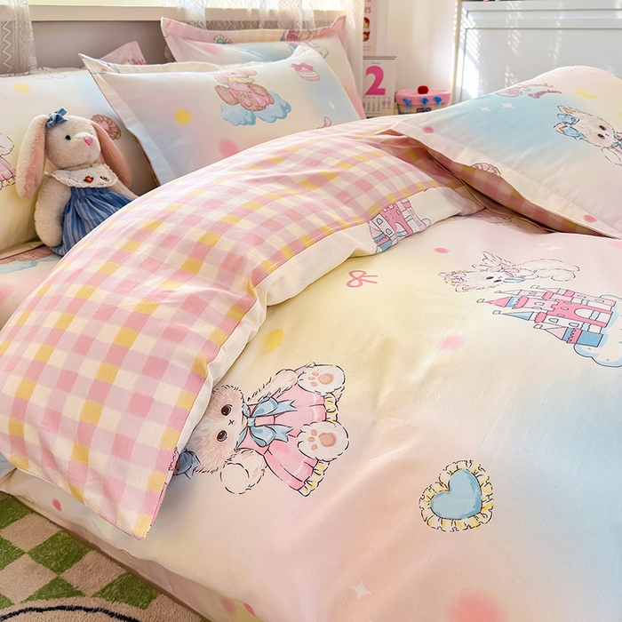 91家纺网 家纺一手货源 找家纺 拾物记 2026新款第一批12868A类全棉四件套笠宽度