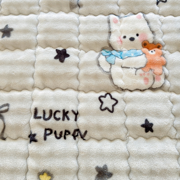 91家纺网 家纺一手货源 找家纺 （总）奇丝雅 2025新款A类牛奶绒泡泡绒床褥床垫床盖兔毛绒家用学生宿舍上下铺寝室褥子软垫床护垫夹棉（大床）场景二