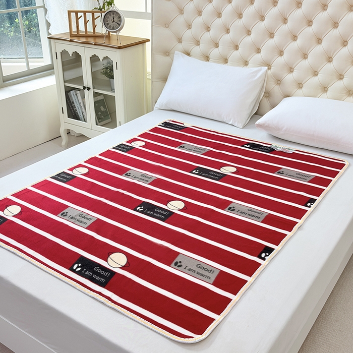 91家纺网 家纺一手货源 找家纺 茗婷家纺 2025新款红豆电热毯（花型随机） 5