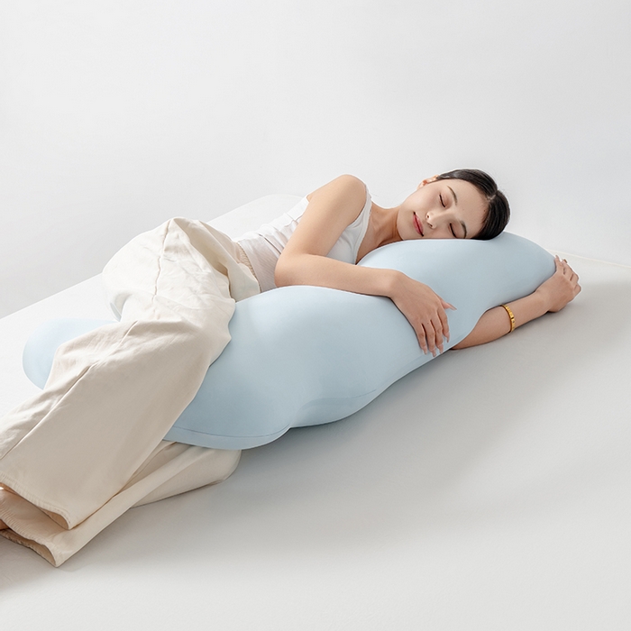 91家纺网 家纺一手货源 找家纺 （总）小米枕芯 2025新款凉感海马睡抱枕侧睡长靠枕夹腿枕