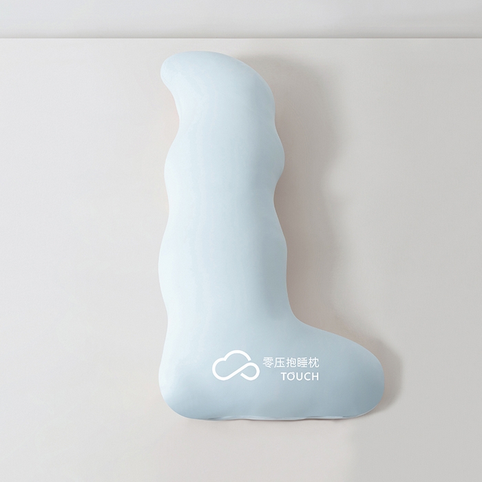 小米枕芯 2025新款凉感海马睡抱枕侧睡长靠枕夹腿枕 蓝色