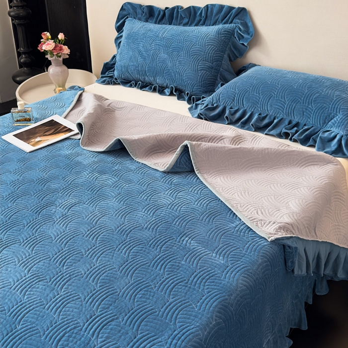 91家纺网 家纺一手货源 找家纺 爱彼家纺 2025冬季新款水晶宝宝绒单床盖床盖单件家用保暖床盖毛毯 宝宝绒床盖-宝兰