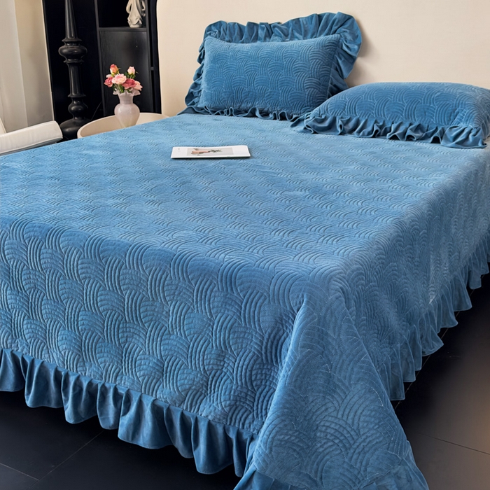 91家纺网 家纺一手货源 找家纺 爱彼家纺 2025冬季新款水晶宝宝绒单床盖床盖单件家用保暖床盖毛毯 宝宝绒床盖-宝兰