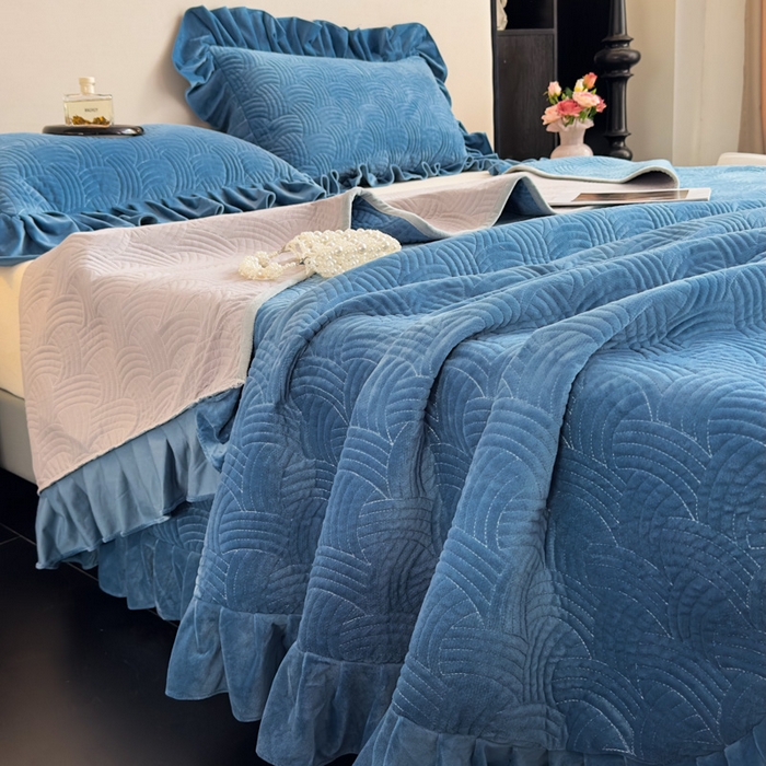 91家纺网 家纺一手货源 找家纺 爱彼家纺 2025冬季新款水晶宝宝绒单床盖床盖单件家用保暖床盖毛毯 宝宝绒床盖-宝兰