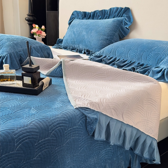 91家纺网 家纺一手货源 找家纺 爱彼家纺 2025冬季新款水晶宝宝绒单床盖床盖单件家用保暖床盖毛毯 宝宝绒床盖-宝兰