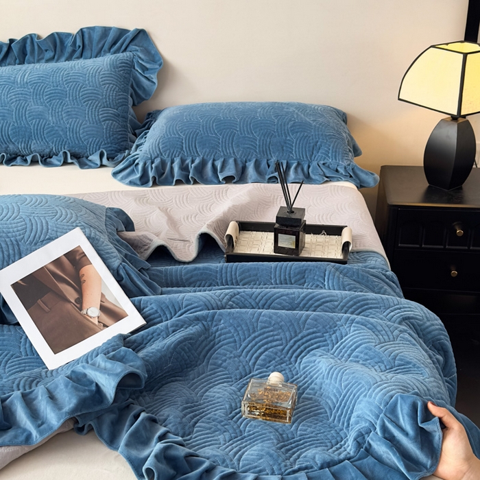 91家纺网 家纺一手货源 找家纺 爱彼家纺 2025冬季新款水晶宝宝绒单床盖床盖单件家用保暖床盖毛毯 宝宝绒床盖-宝兰