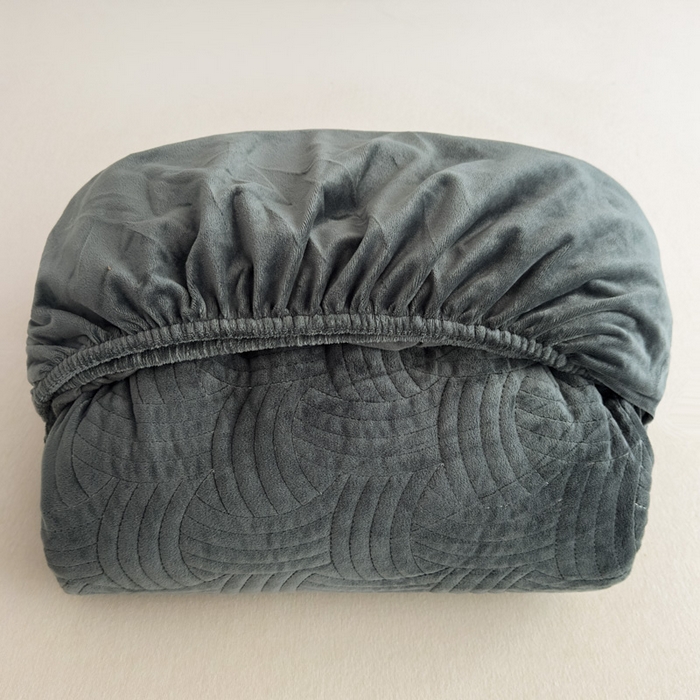 91家纺网 家纺一手货源 找家纺 爱彼家纺 2025冬季新款水晶宝宝绒床笠单品床笠床笠单件床笠三件套 宝宝绒床笠-深灰