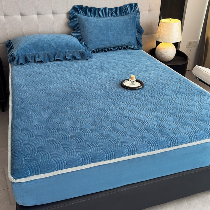 91家纺网 家纺一手货源 找家纺 （总）爱彼家纺 2025冬季新款水晶宝宝绒床笠单品床笠床笠单件床笠三件套