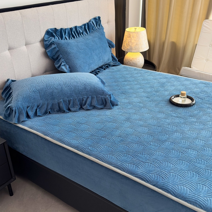 91家纺网 家纺一手货源 找家纺 （总）爱彼家纺 2025冬季新款水晶宝宝绒床笠单品床笠床笠单件床笠三件套