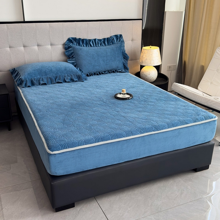 91家纺网 家纺一手货源 找家纺 （总）爱彼家纺 2025冬季新款水晶宝宝绒床笠单品床笠床笠单件床笠三件套