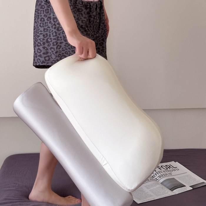 91家纺网 家纺一手货源 找家纺 伟邦枕芯 2025新款牵引反弓记忆枕头枕芯 灰色