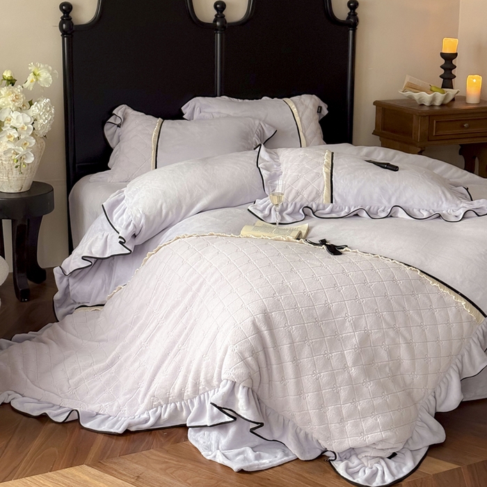 91家纺网 家纺一手货源 找家纺 （总）卡姿家纺 2025秋冬小兔毛轻奢感名媛风— 维多莉