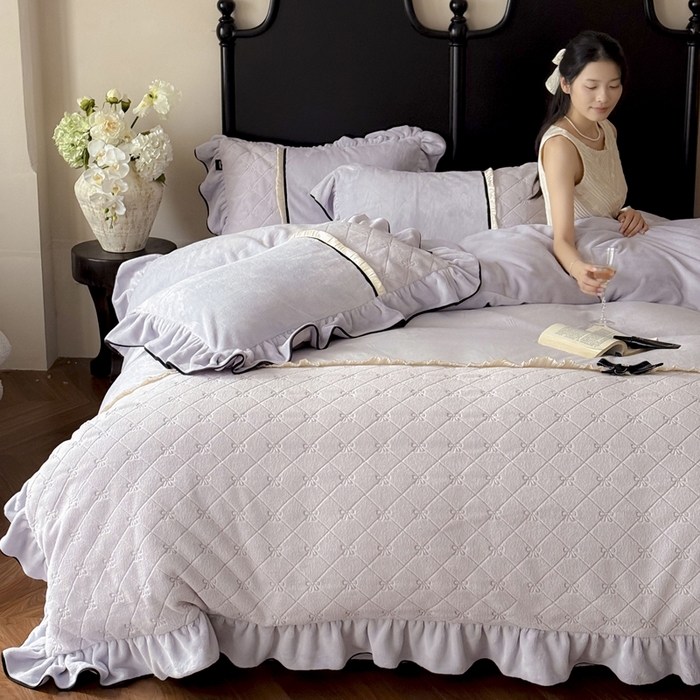 91家纺网 家纺一手货源 找家纺 （总）卡姿家纺 2025秋冬小兔毛轻奢感名媛风— 维多莉