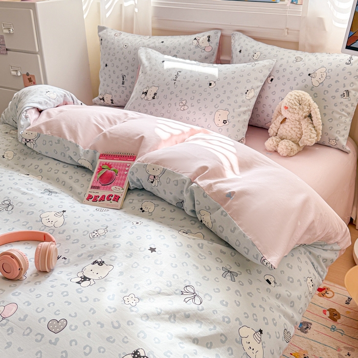 91家纺网 家纺一手货源 找家纺 （总）曼之夏 2025新款全棉纯棉印花四件套