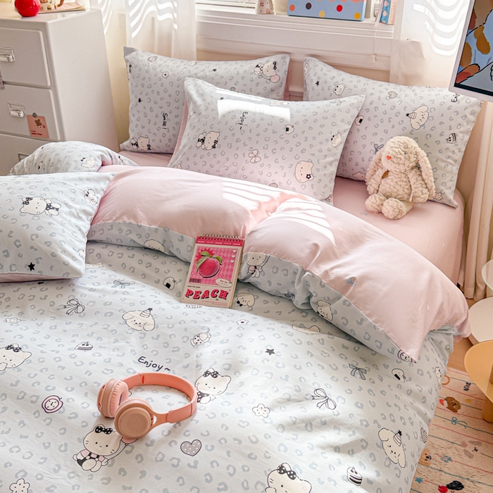 91家纺网 家纺一手货源 找家纺 （总）曼之夏 2025新款全棉纯棉印花四件套