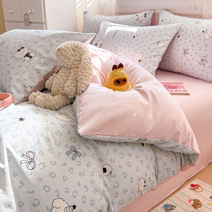 91家纺网 家纺一手货源 找家纺 （总）曼之夏 2025新款全棉纯棉印花四件套