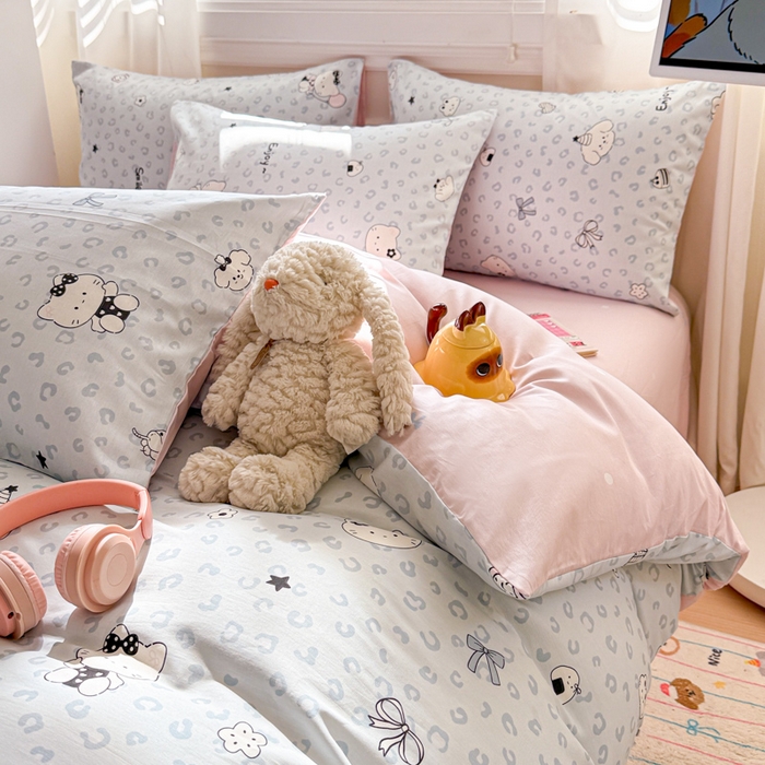 91家纺网 家纺一手货源 找家纺 （总）曼之夏 2025新款全棉纯棉印花四件套