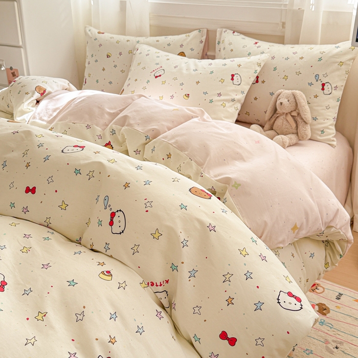 91家纺网 家纺一手货源 找家纺 （总）曼之夏 2025新款全棉纯棉印花四件套