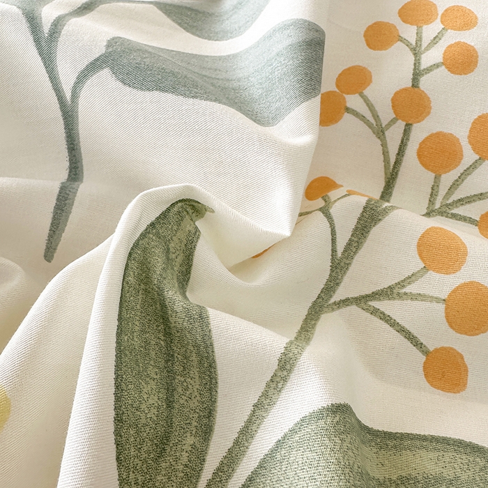 91家纺网 家纺一手货源 找家纺 宇彬家纺 2025直播新款13372全棉纯棉印花单双人被套喷气小清新简约热款学生被罩古涧茉莉