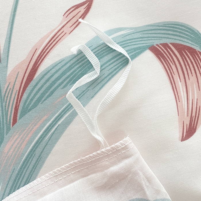 91家纺网 家纺一手货源 找家纺 宇彬家纺 2025直播新款13372全棉纯棉印花单双人被套喷气小清新简约热款学生被罩梦特娇