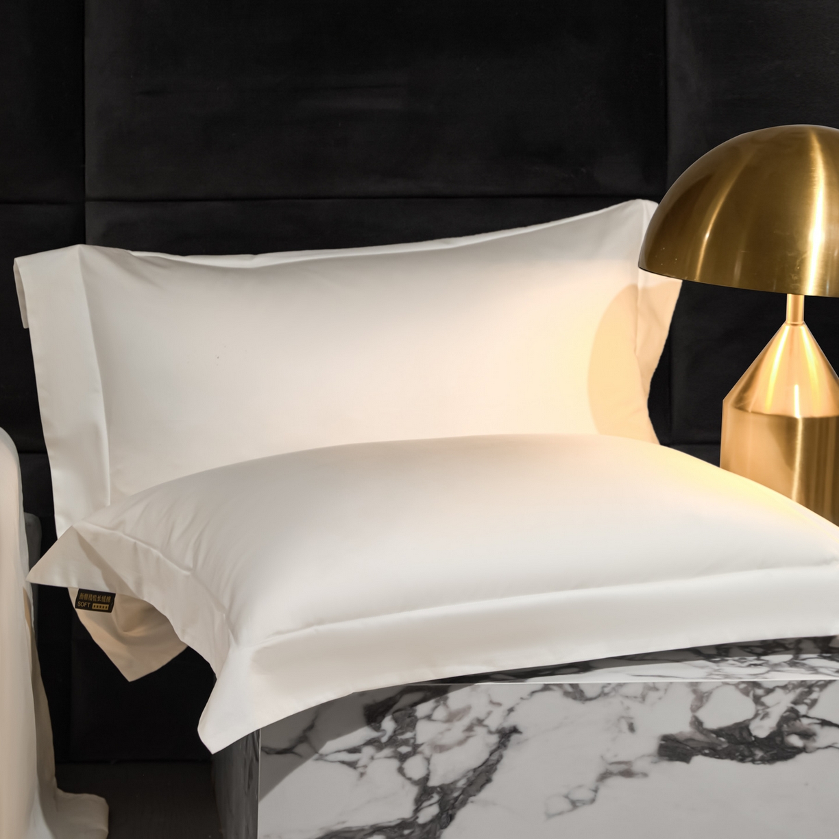 91家纺网 家纺一手货源 找家纺 米多多 2025新款70S全工艺CR长绒棉四件套 本白