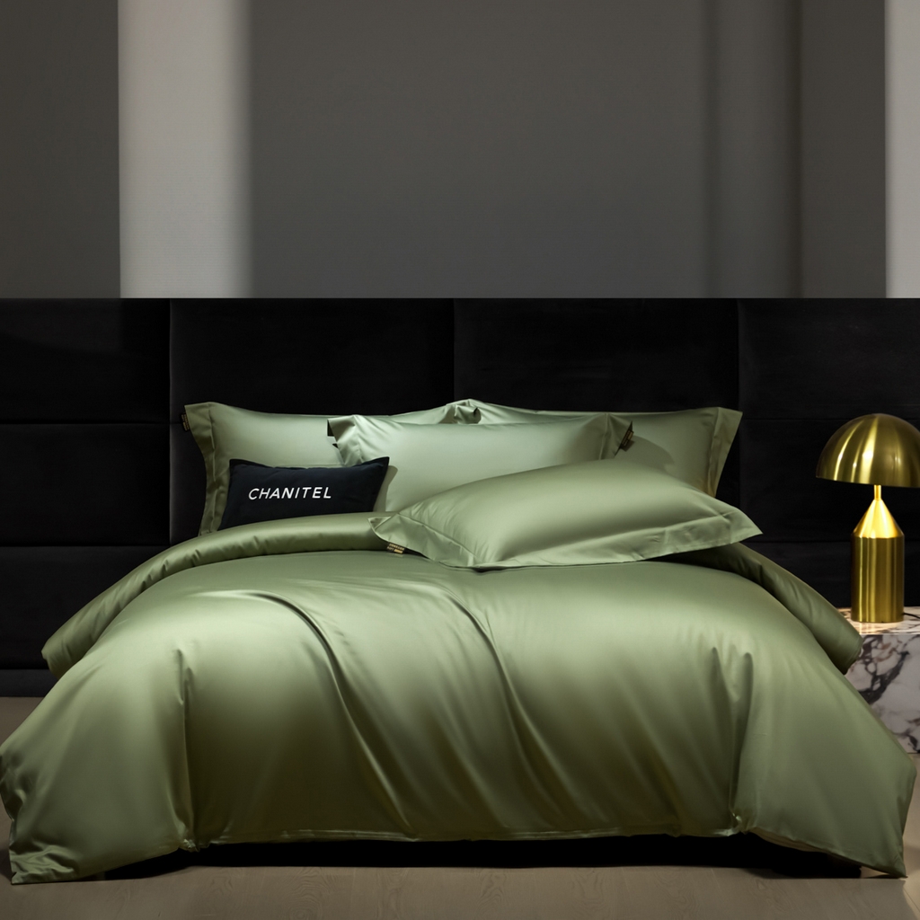 米多多 2025新款70S全工艺CR长绒棉四件套 青梅竹雨