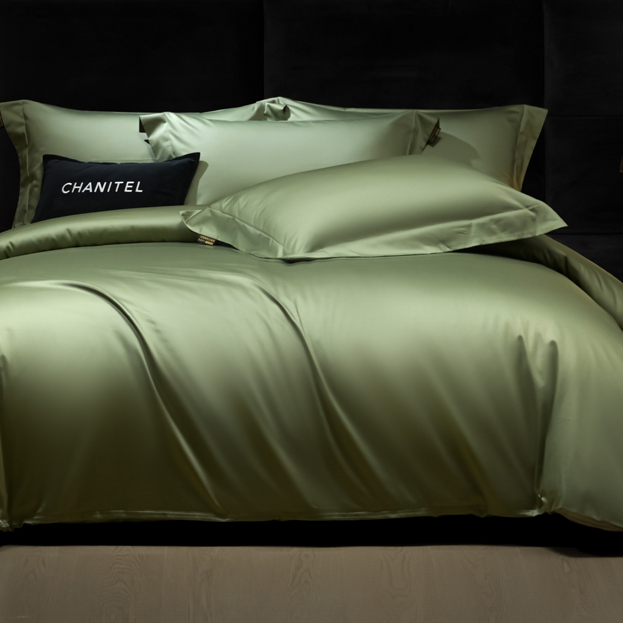 91家纺网 家纺一手货源 找家纺 米多多 2025新款70S全工艺CR长绒棉四件套 青梅竹雨