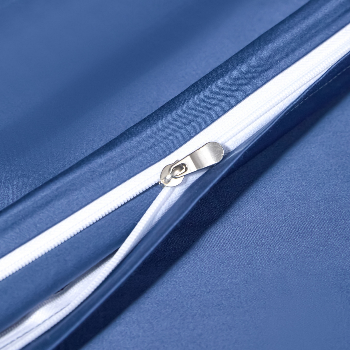 91家纺网 家纺一手货源 找家纺 米多多 2025新款70S全工艺CR长绒棉四件套 珍宝蓝