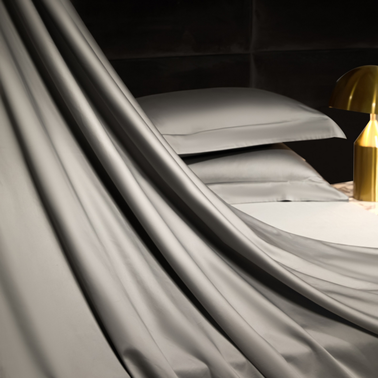 91家纺网 家纺一手货源 找家纺 米多多 2025新款70S全工艺CR长绒棉四件套 奥丁灰