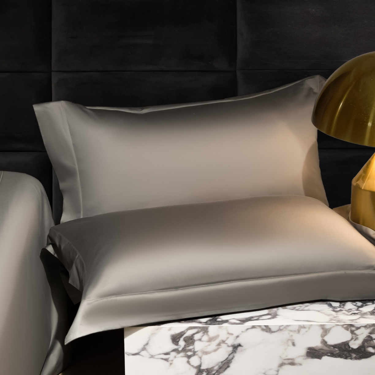 91家纺网 家纺一手货源 找家纺 米多多 2025新款70S全工艺CR长绒棉四件套 奥丁灰